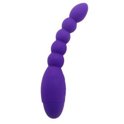 Фиолетовый анальный вибростимулятор #174201