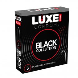 Презервативы Luxe Royal Black Collection 3 шт
