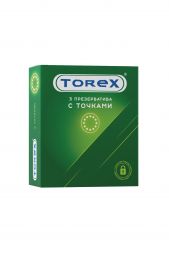 Точечные презервативы TOREX №3