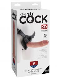 Страпон King Cock Strap-on Harness with 9 Cock Flesh