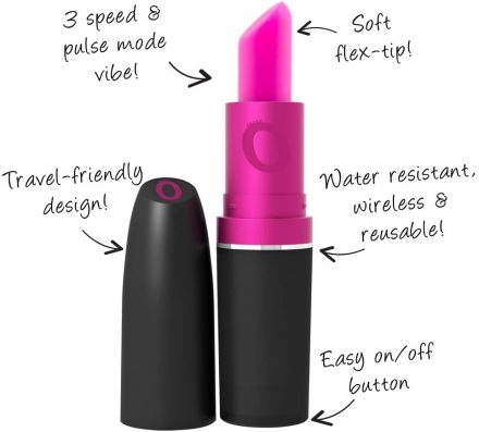 Минивибратор My Secret Lipstick