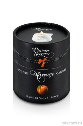 Массажная свеча Plaisirs Secrets Peche de Vigne