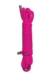 Веревка для бондажа Kinbaku Rope Pink 5 метров