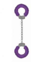 Кандалы Beginner's Furry Legcuffs Purple