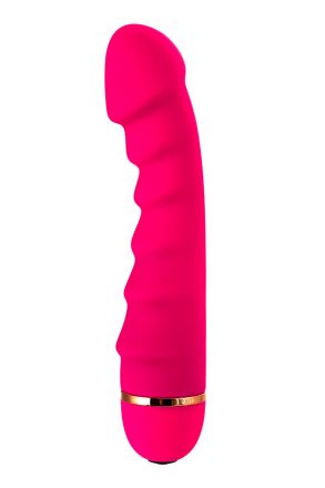 Вибратор Штучки-дрючки силиконовый розовый 16 см