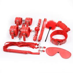Красный секс-набор для бондажа Onjoy BDSM Starter Kit