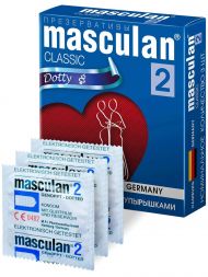 Презервативы Masculan Classic Dotty №3