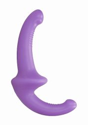 Фиолетовый страпон Silicone Strapless Strapon