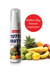 Съедобная смазка Tutti-Frutti со вкусом экзотических фруктов