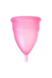 Розовая гигиеническая менструальная чаша Eromantica Lila размер S