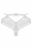 Белые кружевные эротические трусики Agnes размер 42-44